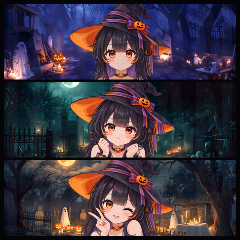 ~10월 10일 기간 한정 세일 /👻묘비 너머의 속삭임 - 🎃할로윈(Halloween) 방송배경