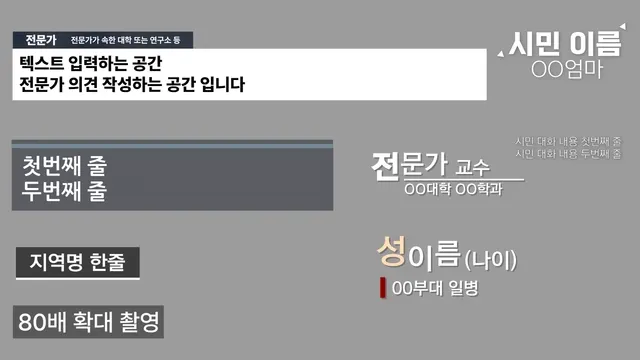 다큐멘터리 자막 소스 상품 이미지
